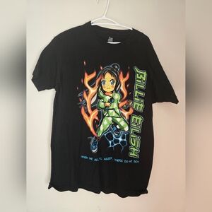Mens Black Billie Eilish Official Merch T Shirt Size Large